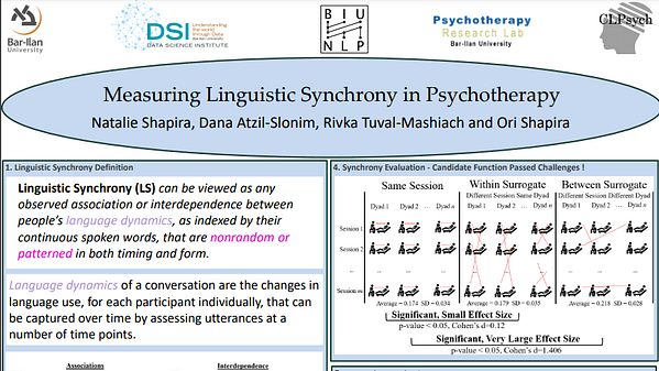Measuring Linguistic Synchrony in Psychotherapy