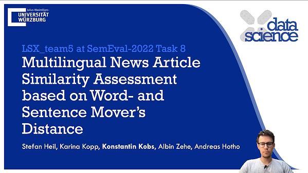 Multilingual News Article Similarity Assessment based on Word- and Sentence Mover's Distance