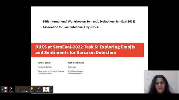 DUCS at SemEval-2022 Task 6: Exploring Emojis and Sentiments for Sarcasm Detection