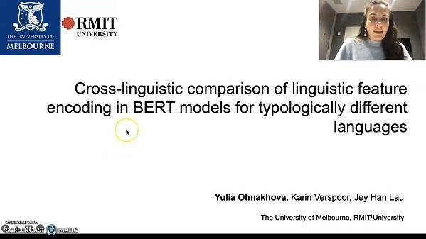 Cross-linguistic comparison of linguistic feature encoding in BERT models
for typologically different languages