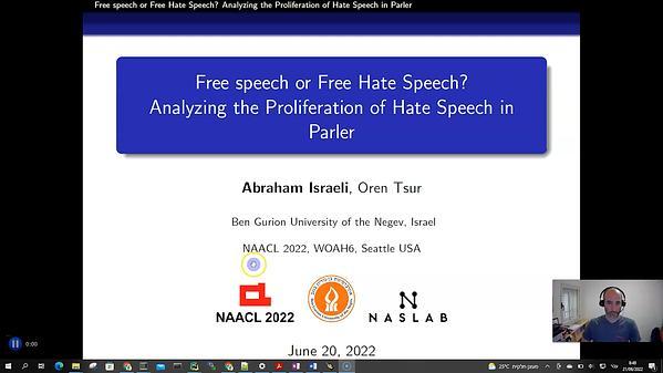 Free speech or Free Hate Speech? Analyzing the Proliferation of Hate Speech in Parler