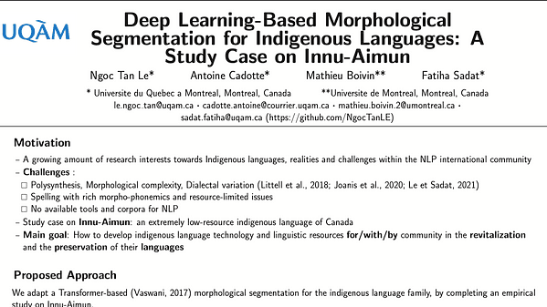 Deep Learning-Based Morphological Segmentation for Indigenous Languages: A Study Case on Innu-Aimun