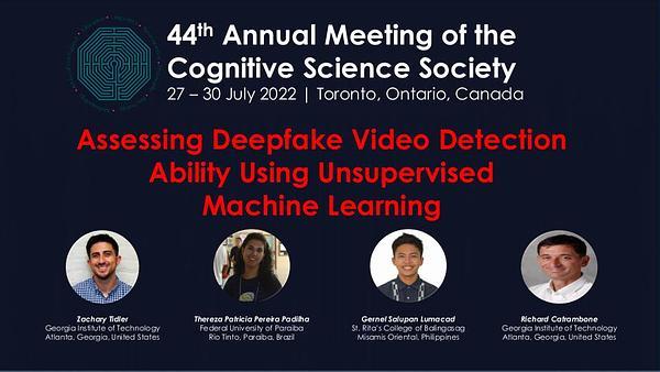 Assessing Deepfake Video Detection Ability Using Unsupervised Machine Learning