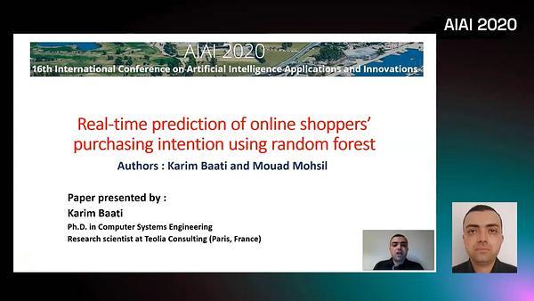 Real-time prediction of online shoppers’ purchasing intention using random forest