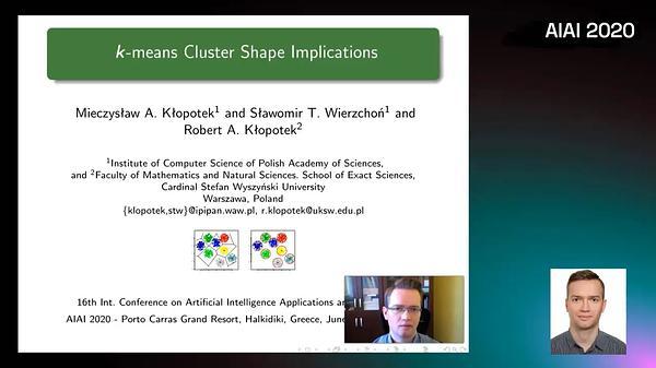 k-means Cluster Shape Implications