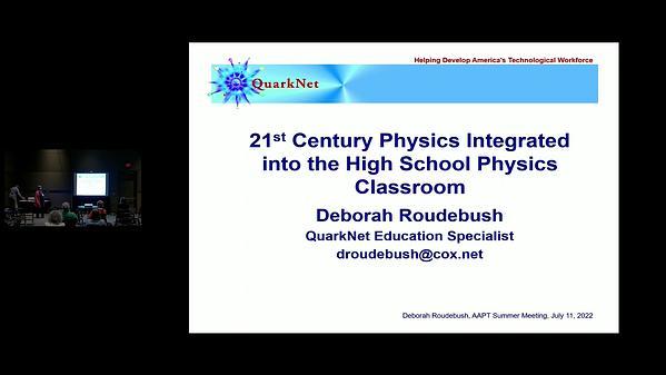 21st Century Physics Integrated into the High School Physics Curriculum