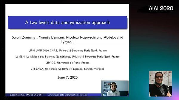 A two-levels data anonymization approach