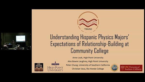 Understanding Hispanic Physics Majors’ Expectations of Relationship-Building at Community College