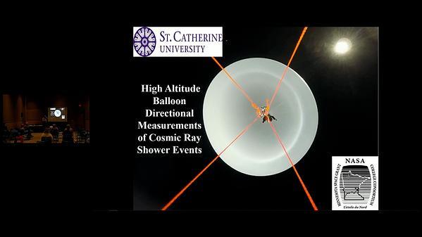 High Altitude Balloon Directional Measurements of Cosmic Ray Shower Events
