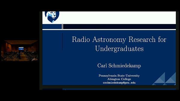 Radio Astronomy Research Experiences for Undergraduates