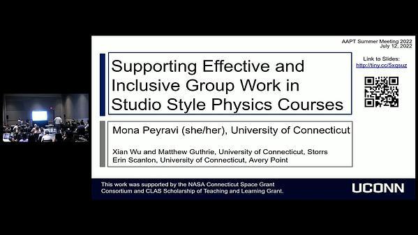 Fostering Group Work in Studio Physics: Developing an Instructor Guide