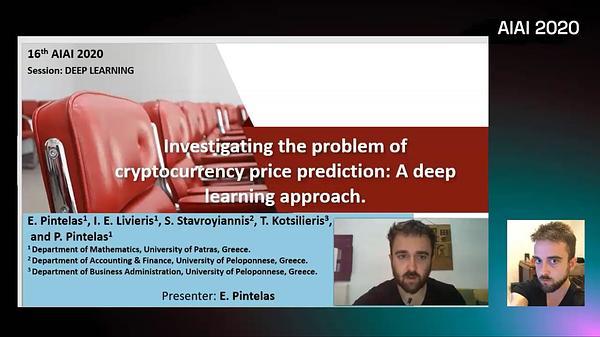 Investigating the problem of cryptocurrency price prediction: A deep learning approach.