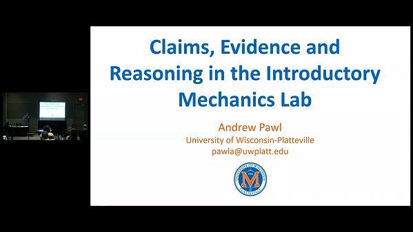 Claims, Evidence and Reasoning in the Introductory Mechanics Lab