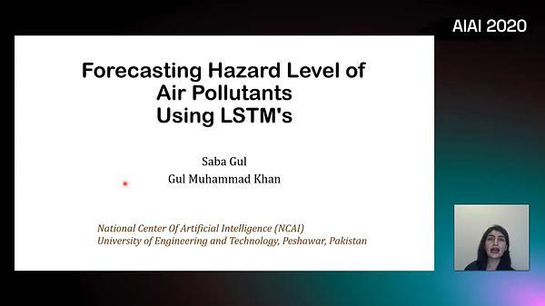 Forecasting Hazard Level Of Air Pollutants Using LSTM's