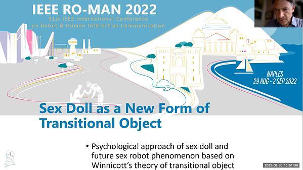 Sex doll as a new form of transitional object
