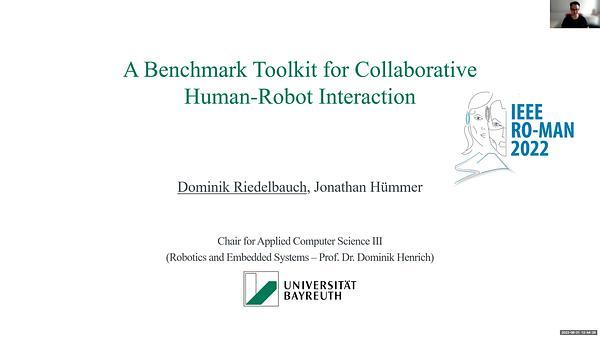 A Benchmark Toolkit for Collaborative Human-Robot Interaction