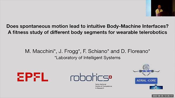 Does spontaneous motion lead to intuitive Body-Machine Interfaces? A fitness study of different body segments for wearable telerobotics