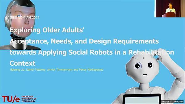 Exploring Older Adults' Acceptance, Needs and Design Requirements towards Applying Social Robots in a Rehabilitation Context