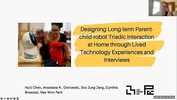 Designing Long-term Parent-child-robot Triadic Interaction at Home through Lived Technology Experiences and Interviews