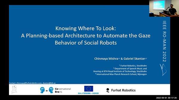 Knowing Where to Look: A Planning-based Architecture to Automate the Gaze Behavior of Social Robots