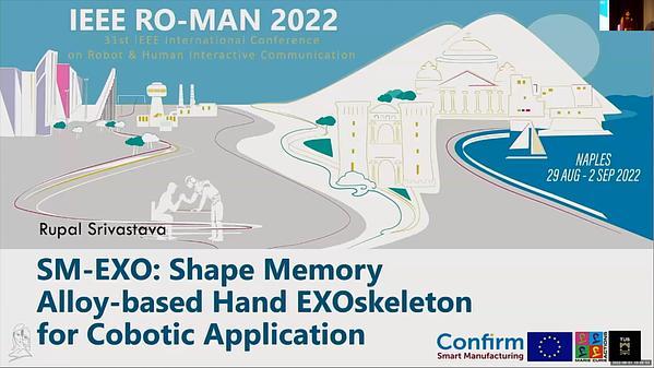  SM-EXO: Shape Memory alloy-based Hand EXOskeleton for Cobotic Application in Cognitive Development Investigation