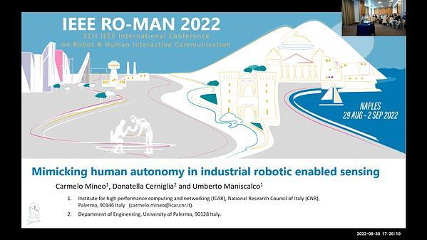 Mimicking Human Autonomy in Industrial Robotic Enabled Sensing