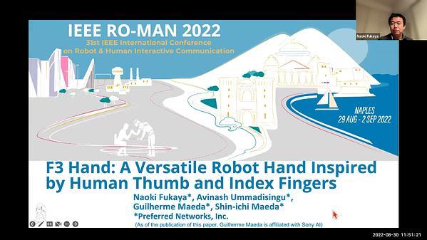 F3 Hand: A Versatile Robot Hand Inspired by Human Thumb and Index Fingers