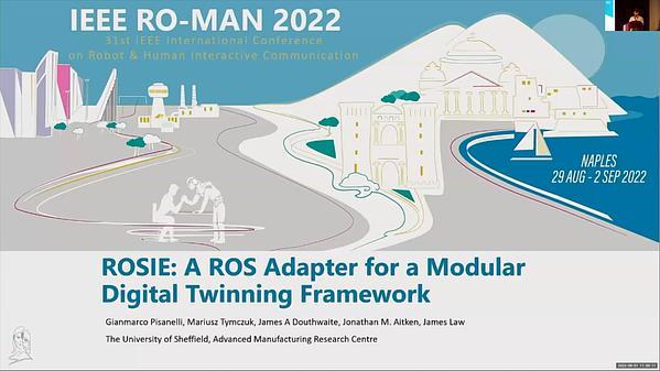 ROSIE: A ROS adapter for a Modular Digital Twinning Framework