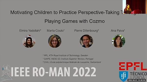 Motivating Children to Practice Perspective-Taking Through Playing Games with Cozmo