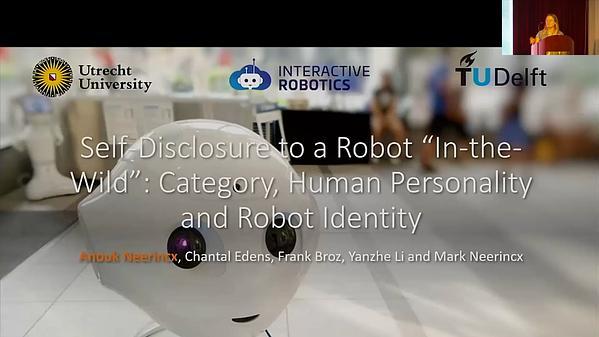 Self-Disclosure to a Robot “In-the-Wild”: Category, Human Personality and Robot Identity