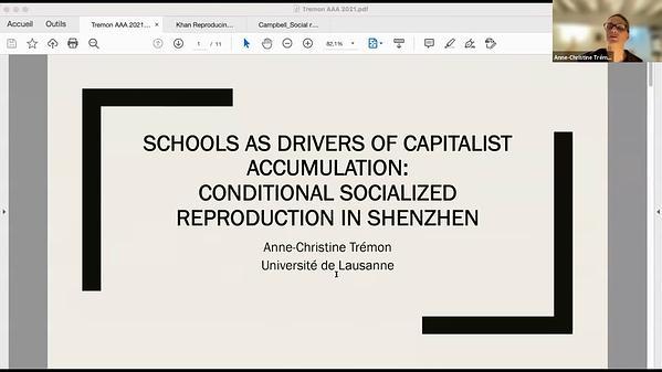 Schools as drivers of capitalist accumulation. Conditional state-financed social reproduction in Shenzhen.