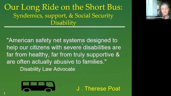Our Long Ride on the Short Bus: Syndemics, Support, and the Social Security Disability System