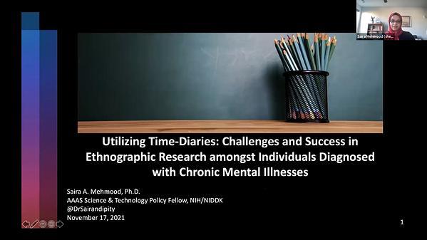 Utilizing Time-Diaries: Challenges and Success in Ethnographic Research amongst Individuals Diagnosed with Chronic Mental Illnesses