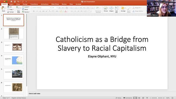 Catholicism as a Bridge from Black Chattel Slavery to Racial Capitalism