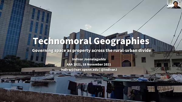 Techno-moral Geographies: governing space as property across the rural-urban divide