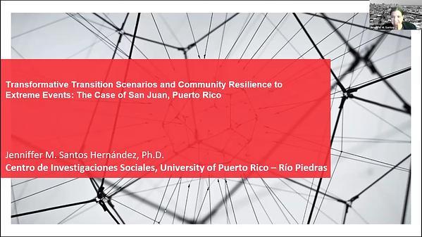 Transformative Transition Scenarios and Community Resilience to Extreme Events: The Case of San Juan, Puerto Rico