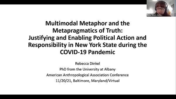 Multimodal Metaphor and the Metapragmatics of Truth: Justifying and Enabling Political Action and Responsibility in New York State during the COVID-19 Pandemic