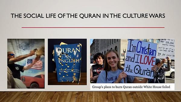 The Social Lives of the Quran & the Anthropology of Scriptures