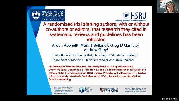 Effect of Alerting Authors of Systematic Reviews and Guidelines That Research They Cited Had Been Retracted: A Randomized Controlled Trial