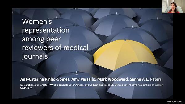 Women's Representation Among Peer Reviewers of Medical Journals
