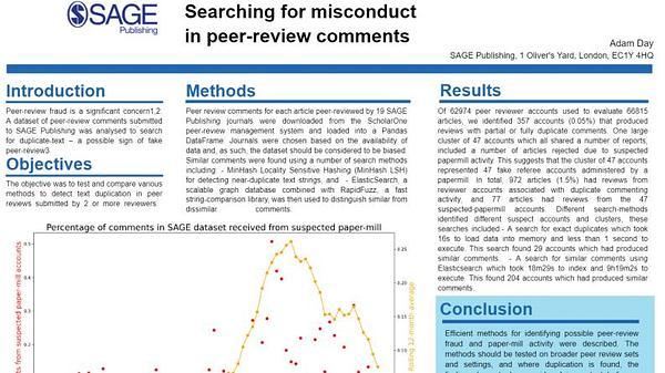 Searching for Misconduct and Paper Mills in Peer-Review Comments