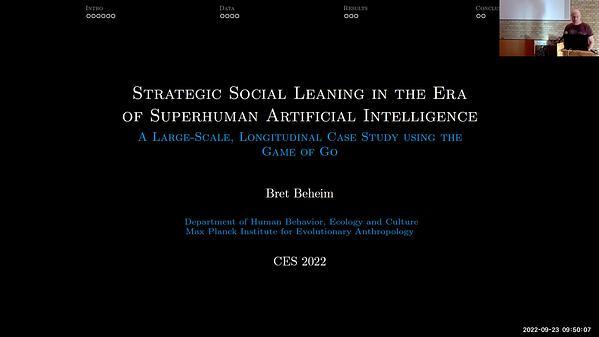 Strategic Social Leaning in the Era of Hypercompetent Artificial Intelligence: A Large-Scale, Longitudinal Case Study using the Game of Go