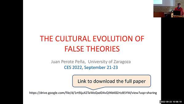 The evolution of false theories