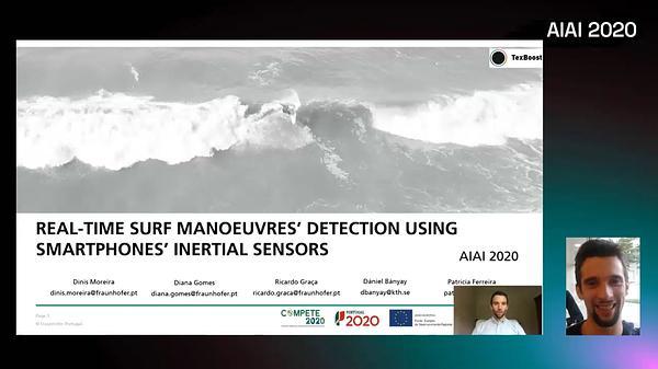 Real-time Surf Manoeuvres' Detection Using Smartphones' Inertial Sensors