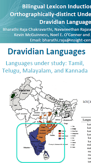 Bilingual Lexicon Induction across Orthographically-distinct Under-Resourced Dravidian Languages