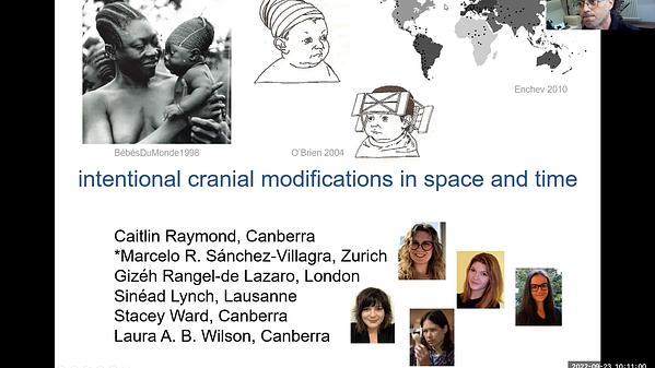 The temporal sequence and global spatial distribution of intentional cranial modification practices