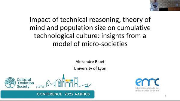 Impact of technical reasoning, theory of mind and population size on cumulative technological culture: insights from a model of micro-societies