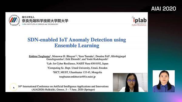 SDN-enabled IoT Anomaly Detection using Ensemble Learning