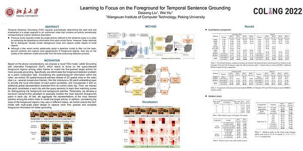 Learning to Focus on the Foreground for Temporal Sentence Grounding