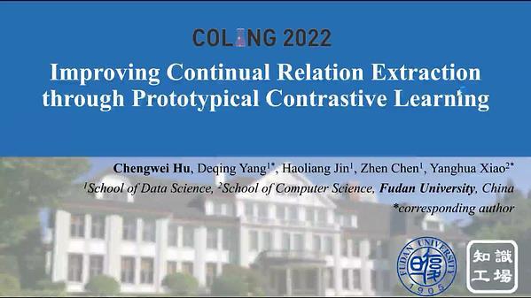 Improving Continual Relation Extraction through Prototypical Contrastive Learning